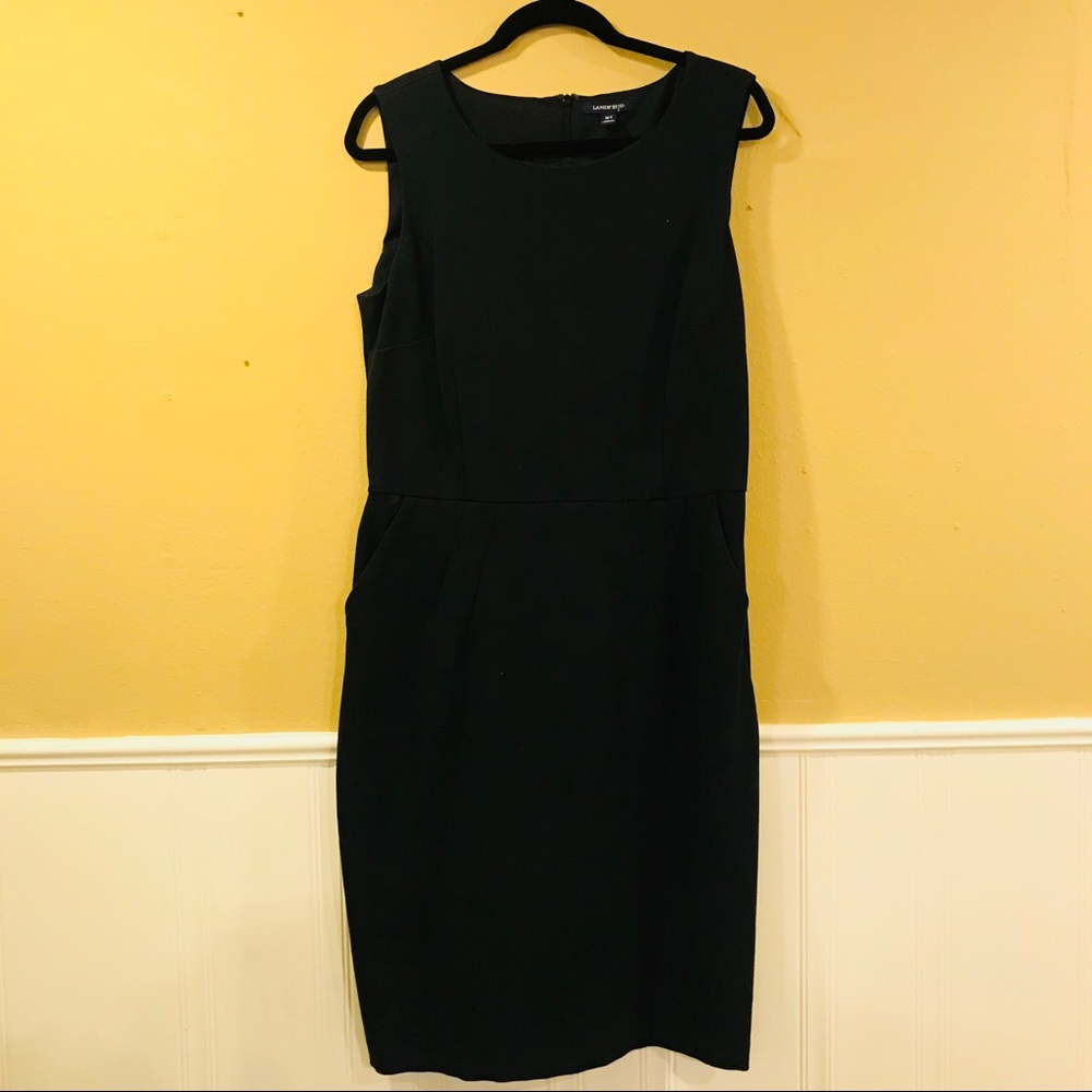 SIMPLE BLACK LANDS END DRESS